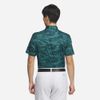 adidas - Áo thun có cổ đánh gôn Nam Men's Adidas Ultimate365 Graphic Allover Print Golf Polo - Blue