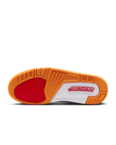 Nike - Giày Sneakers Nữ Air Jordan 3 White And Orange Peel