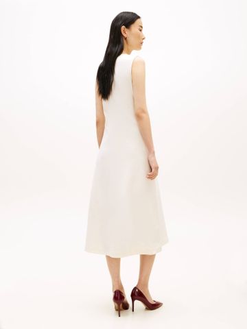 Tommy Hilfiger - Đầm Midi Nữ Gold Button Long Midi Dress - 3