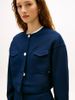 Tommy Hilfiger - Áo Khoác Nữ Tailored Collarless Boxy Short Utility Jacket