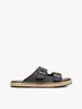 Tommy Hilfiger - Dép quai ngang nam Jute Slip-On Sandals With Leather