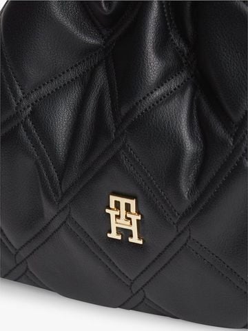 Tommy Hilfiger - Túi Đeo Chéo Nữ Quilted Chain TH Monogram Crossbody Bag