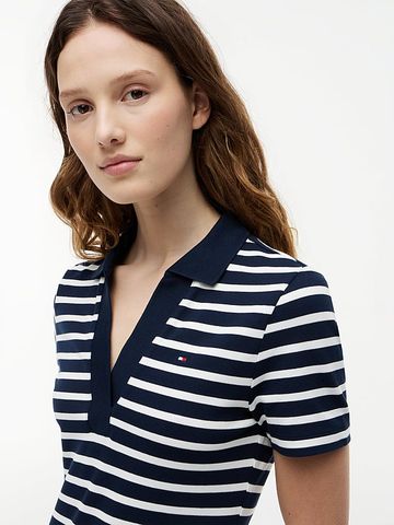 Tommy Hilfiger - Đầm Polo Nữ 1985 Slim Mini Short Sleeve Polo Dress - 4
