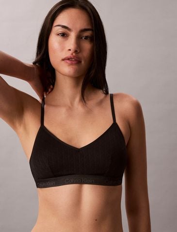 Calvin Klein - Áo Ngực Nữ Icon Logo Lace Bralette