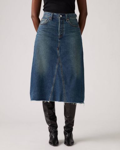 Levi's - Váy jeans nữ High Rise A-line Decon Skirt - Blue