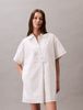 Calvin Klein - Đầm nữ Cotton Twill Mini Shirt Dress