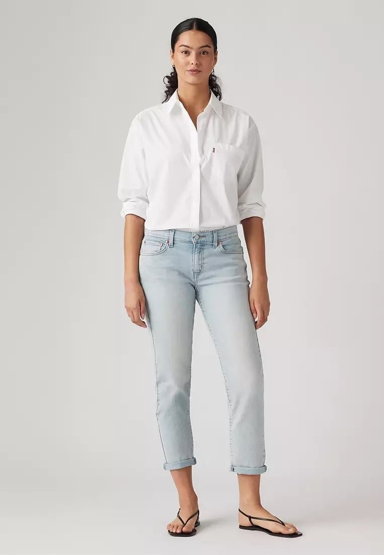 Levi's - Quần jeans dài nữ Women's Mid-Rise Boyfriend Jeans