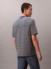 Calvin Klein - Áo Thun Tay Ngắn Nam Monogram Logo Stripe Relaxed T-Shirt