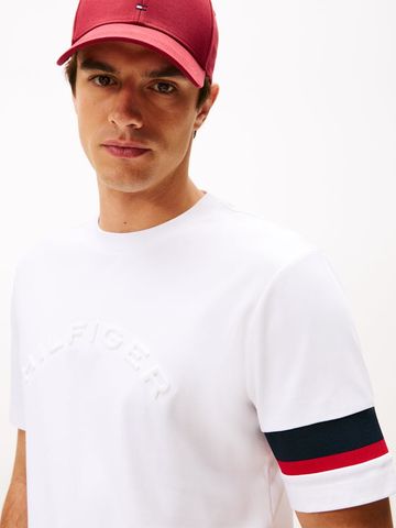 Tommy Hilfiger - Áo thun tay ngắn nam Colour-Blocked Sleeve Interlock Knit T-Shirt