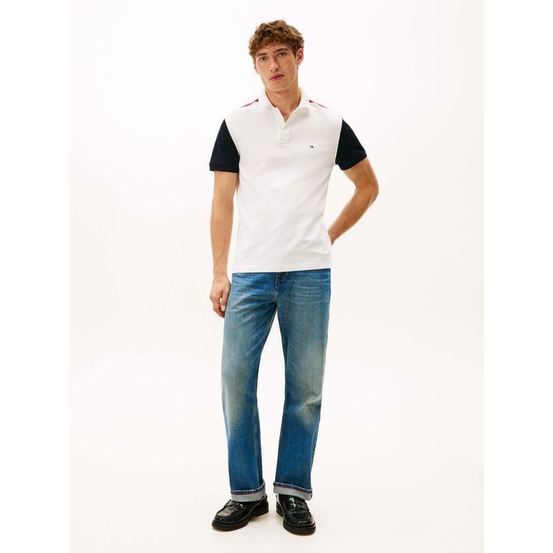 Tommy Hilfiger - Áo thun có cổ polo tay ngắn nam Premium Blocking Regular Polo