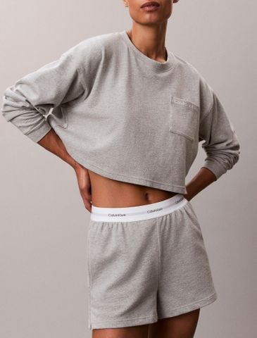 Calvin Klein - Quần ngủ nữ Logo Cotton Jersey Sleep Short
