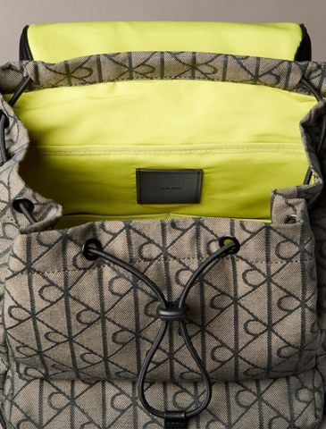 Calvin Klein - Ba Lô Nam Water Repellent Logo Jacquard Backpack - 2