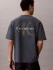 Calvin Klein - Áo Thun Tay Ngắn Nam Oversized Embossed Logo T-Shirt