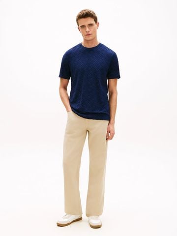 Tommy Hilfiger - Áo Thun Tay Ngắn Nam Cotton Jacquard Flag Tee