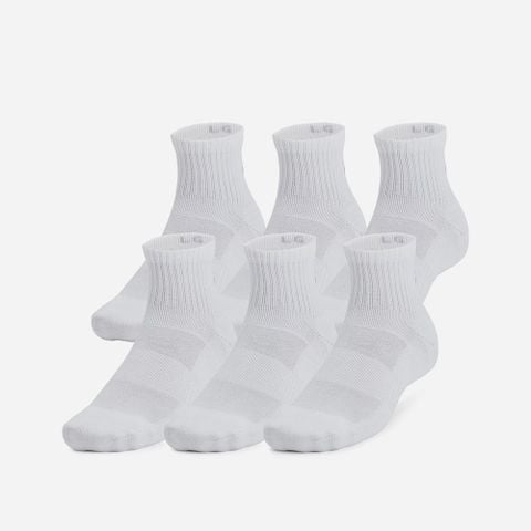 Under Armour - Vớ Unisex Crew Training Socks 6PK QTR