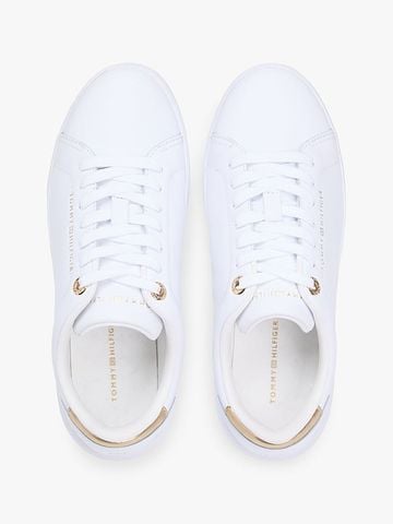 Tommy Hilfiger - Giày Sneakers Nữ Leather Logo Plaque Court Trainers
