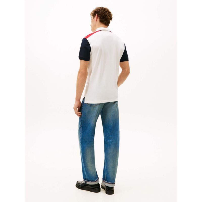 Tommy Hilfiger - Áo thun có cổ polo tay ngắn nam Premium Blocking Regular Polo