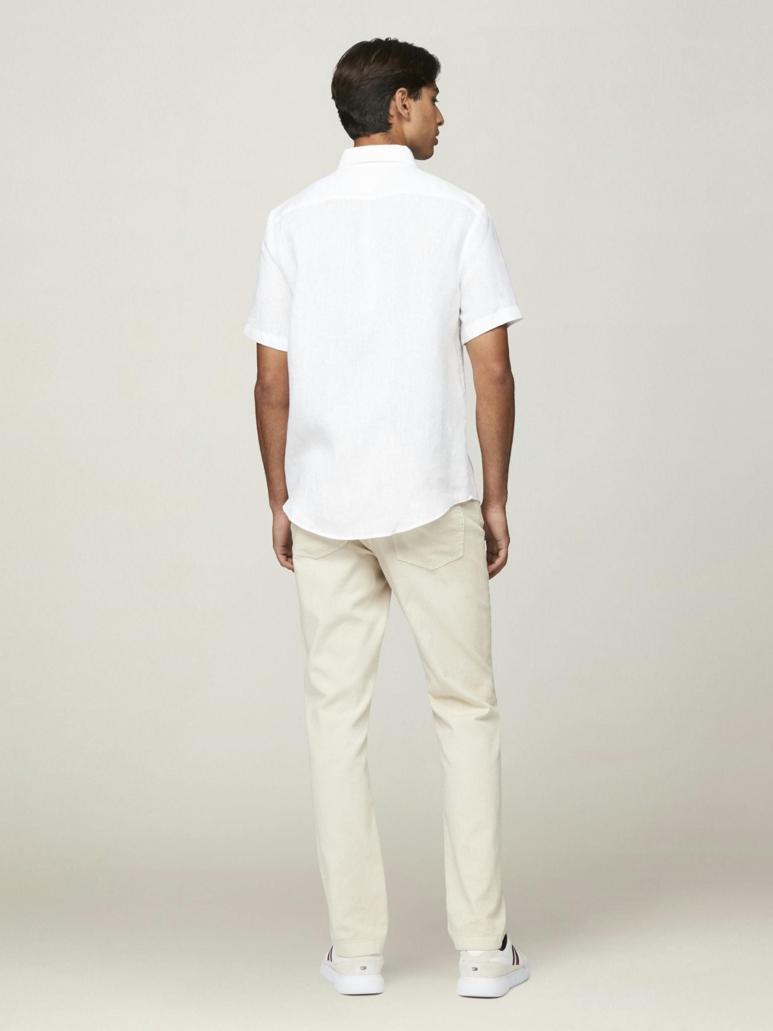 Tommy Hilfiger Áo sơ mi tay ngắn nam Premium Linen Shirt Mua