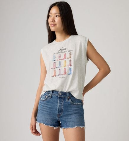 Levi's - Áo Thun Ba Lỗ Nữ Graphic Boxy Tank