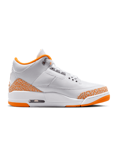 Nike - Giày Sneakers Nữ Air Jordan 3 White And Orange Peel