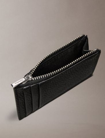 Calvin Klein - Ví Nam Leather RFID Cardholder with Zip