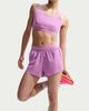 Nike - Quần Ngắn Chạy Bộ Nữ Swift Breathe Women's Dri-FIT Mid-Rise 6.5cm (approx.) Brief-Lined Running Shorts