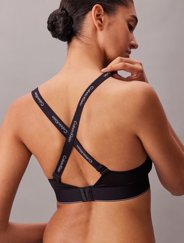 Calvin Klein - Áo Ngực Nữ Lightly Lined Bralette Graphic Monogram Microfibre Stretch - 3