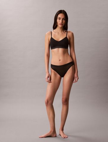 Calvin Klein - Áo Ngực Nữ Icon Logo Lace Bralette