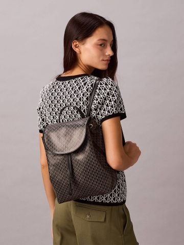 Calvin Klein - Ba lô nữ CK Premium Flap Backpack - 4