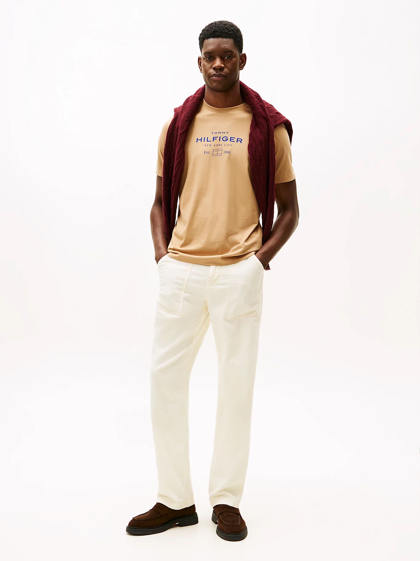 Tommy Hilfiger - Áo thun tay ngắn nam Hilfiger Stack Graphic Tee