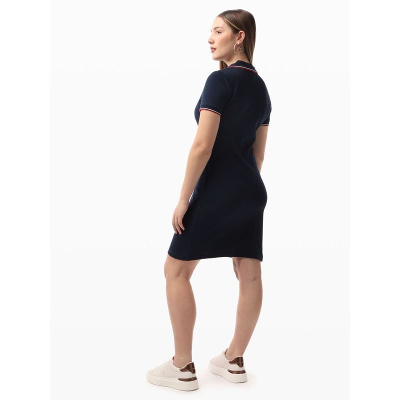 Tommy Hilfiger - Đầm nữ TH Tip Open Slim Polo Knee Dress