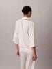 Calvin Klein - Áo Ngủ Nữ Satin Sheen Short Sleeve Shirt