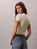Calvin Klein - Áo Thun Tay Ngắn Nữ Contour Rib Logo Cropped Tee