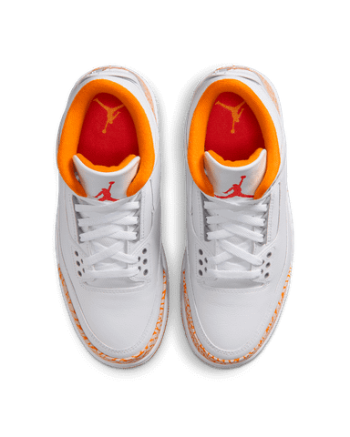 Nike - Giày Sneakers Nữ Air Jordan 3 White And Orange Peel