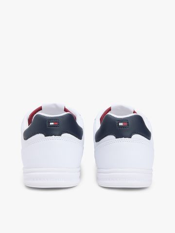 Tommy Hilfiger - Giày Sneakers Nam Contrast Heel Trainers With Leather