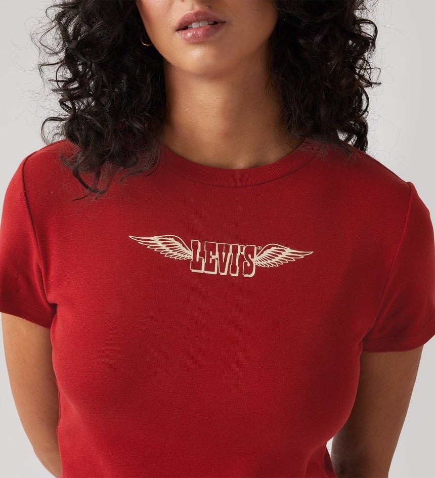 Levi's - Áo thun nữ Graphic Essential Sporty T-shirt - Red