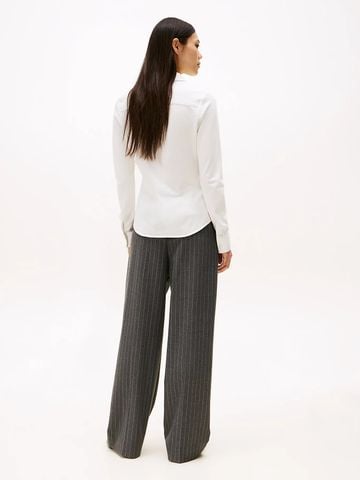 Tommy Hilfiger - Áo sơ mi tay dài nữ 1985 Slim Fit Pique Shirt - 4