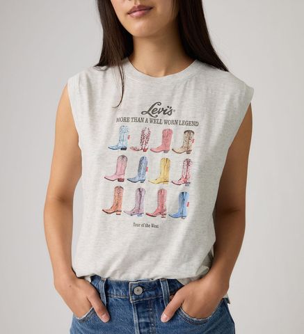 Levi's - Áo Thun Ba Lỗ Nữ Graphic Boxy Tank