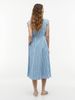 Tommy Hilfiger - Đầm Sơ Mi Nữ Tie Detail Cap Sleeve Midi Shirt Dress