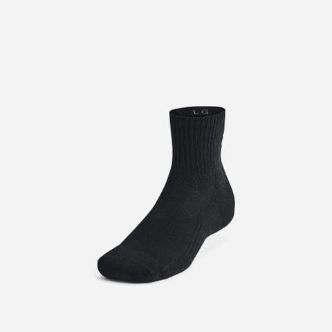 Under Armour - Vớ Tập Luyện Unisex Mid Training Socks Mid TC 3 Pack Quarter