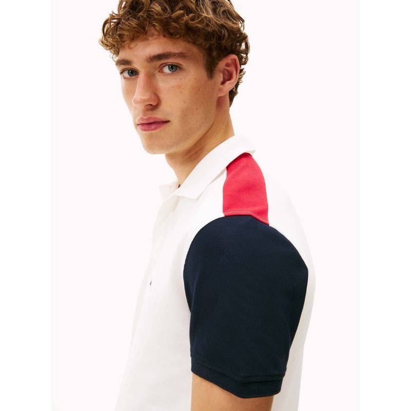 Tommy Hilfiger - Áo thun có cổ polo tay ngắn nam Premium Blocking Regular Polo