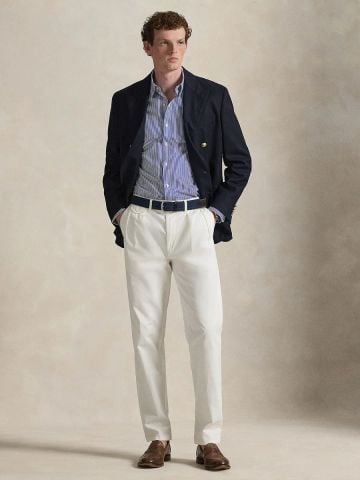 Ralph Lauren - Áo Sơ Mi Nam Slim Fit Striped Stretch Poplin Shirt