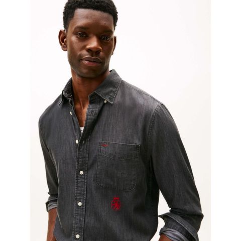 Tommy Hilfiger - Áo sơ mi tay dài nam Workwear Denim TH Shirt