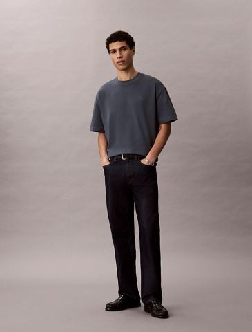 Calvin Klein - Áo Thun Tay Ngắn Nam Oversized Embossed Logo T-Shirt