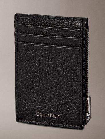 Calvin Klein - Ví Nam Leather RFID Cardholder with Zip