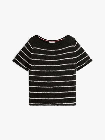 Tommy Hilfiger - Áo len tay ngắn nữ Textured Knit Slim Short Sleeve Jumper - 4