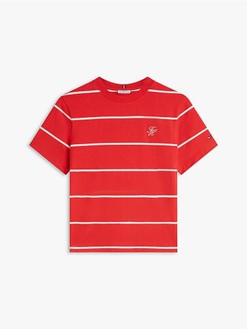 Tommy Hilfiger - Áo Thun Tay Ngắn Nữ TH Script Regular Crew-Neck Short Sleeve Tee