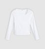 Levi's - Áo thun tay dài nữ Essential Square Neck Long Sleeve Tee
