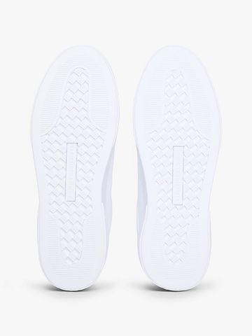 Tommy Hilfiger - Giày Sneakers Nữ Leather Logo Plaque Court Trainers