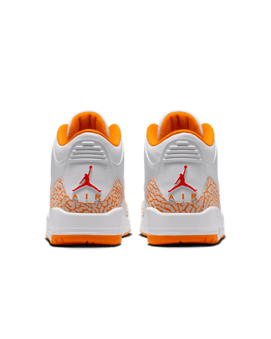 Nike - Giày Sneakers Nữ Air Jordan 3 White And Orange Peel